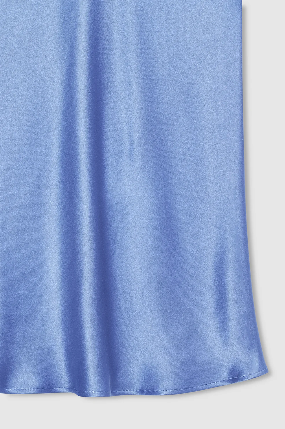 Bar Silk Skirt - Storm Blue - Image 4