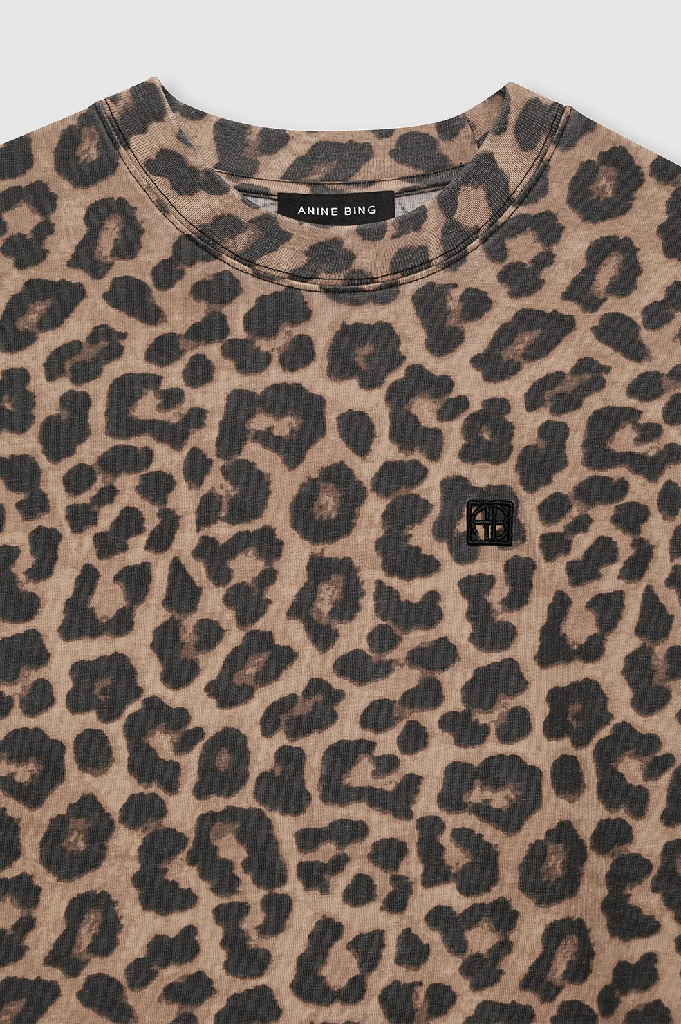 Beth Mini Dress - Black And Brown Leopard - Image 4