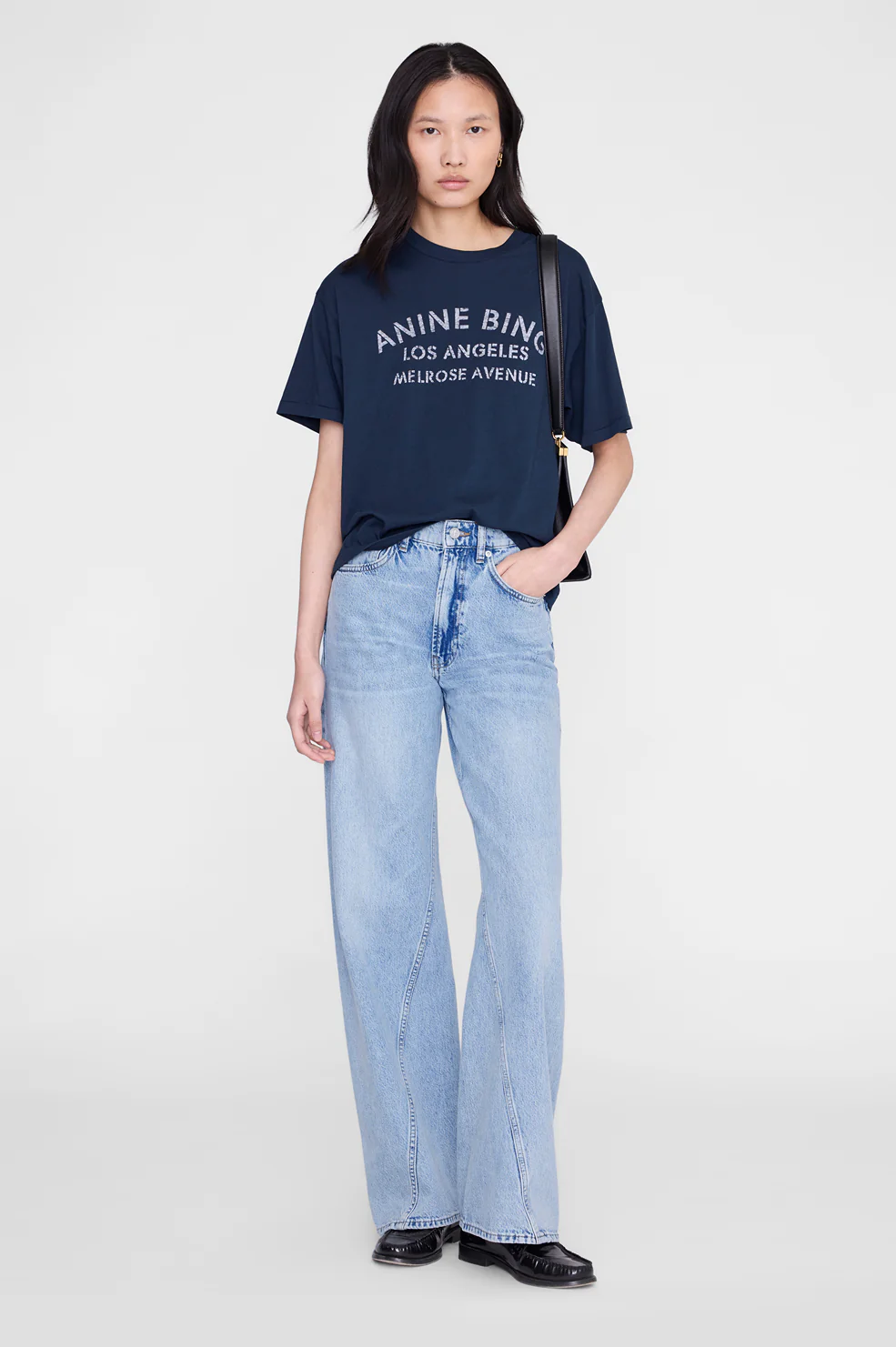Cade Tee Melrose Stencil - Navy