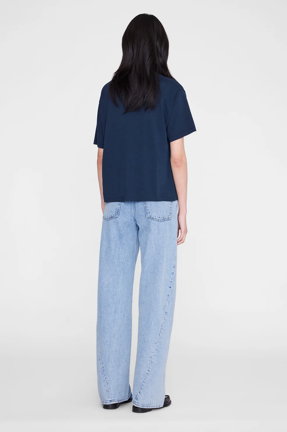 Cade Tee Melrose Stencil - Navy - Image 2