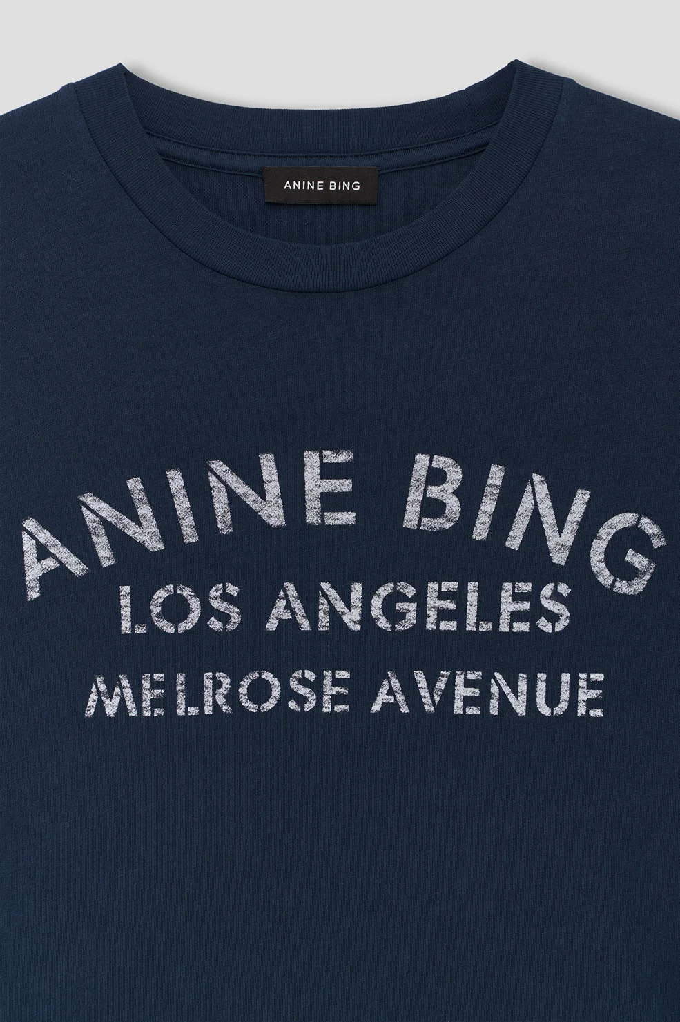 Cade Tee Melrose Stencil - Navy - Image 4