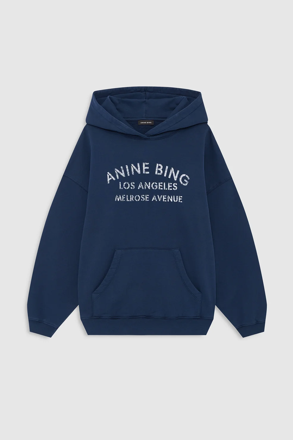 Harvey Sweatshirt Melrose Stencil - Navy - Image 3