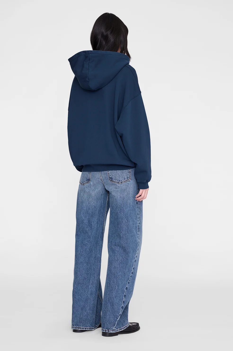 Harvey Sweatshirt Melrose Stencil - Navy - Image 5