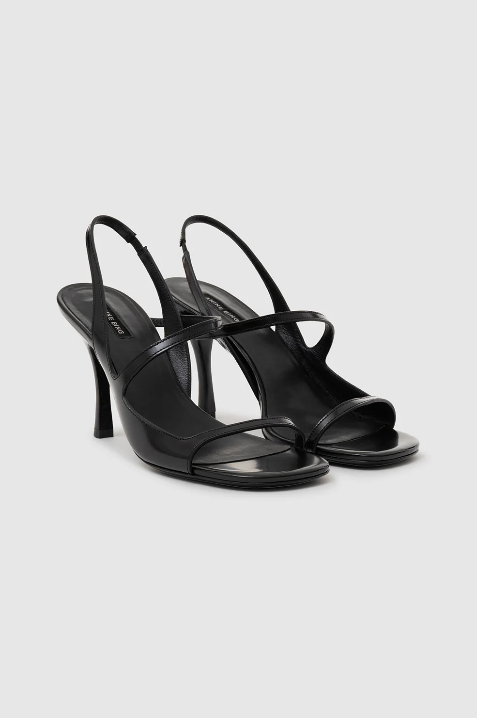 Iva Sandal Smooth - Black - Image 5