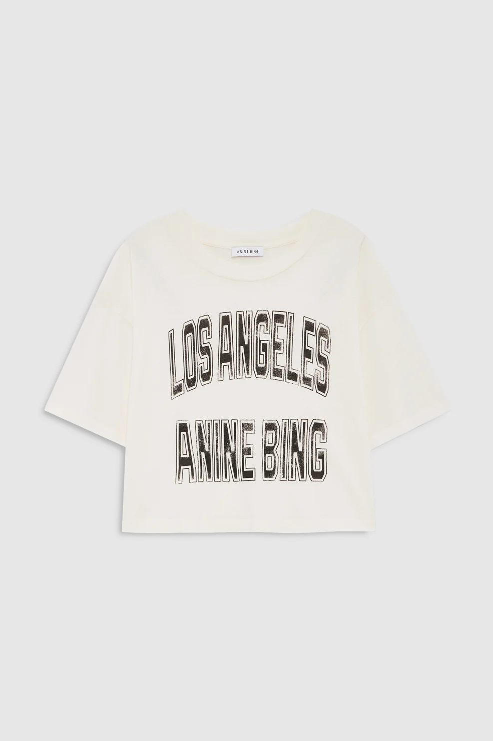 Johnny Cropped Tee - Cream - Image 3
