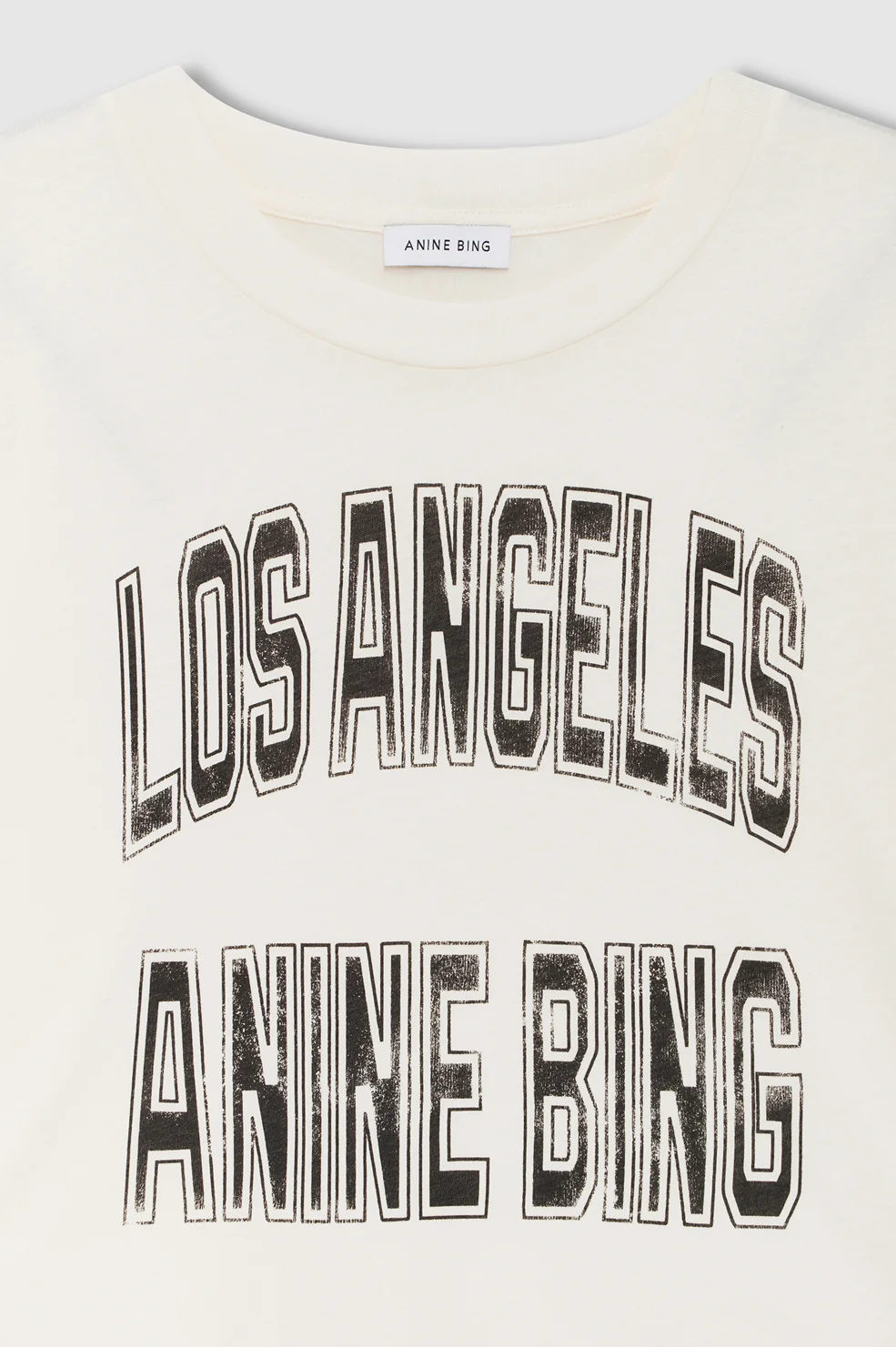 Johnny Cropped Tee - Cream - Image 4