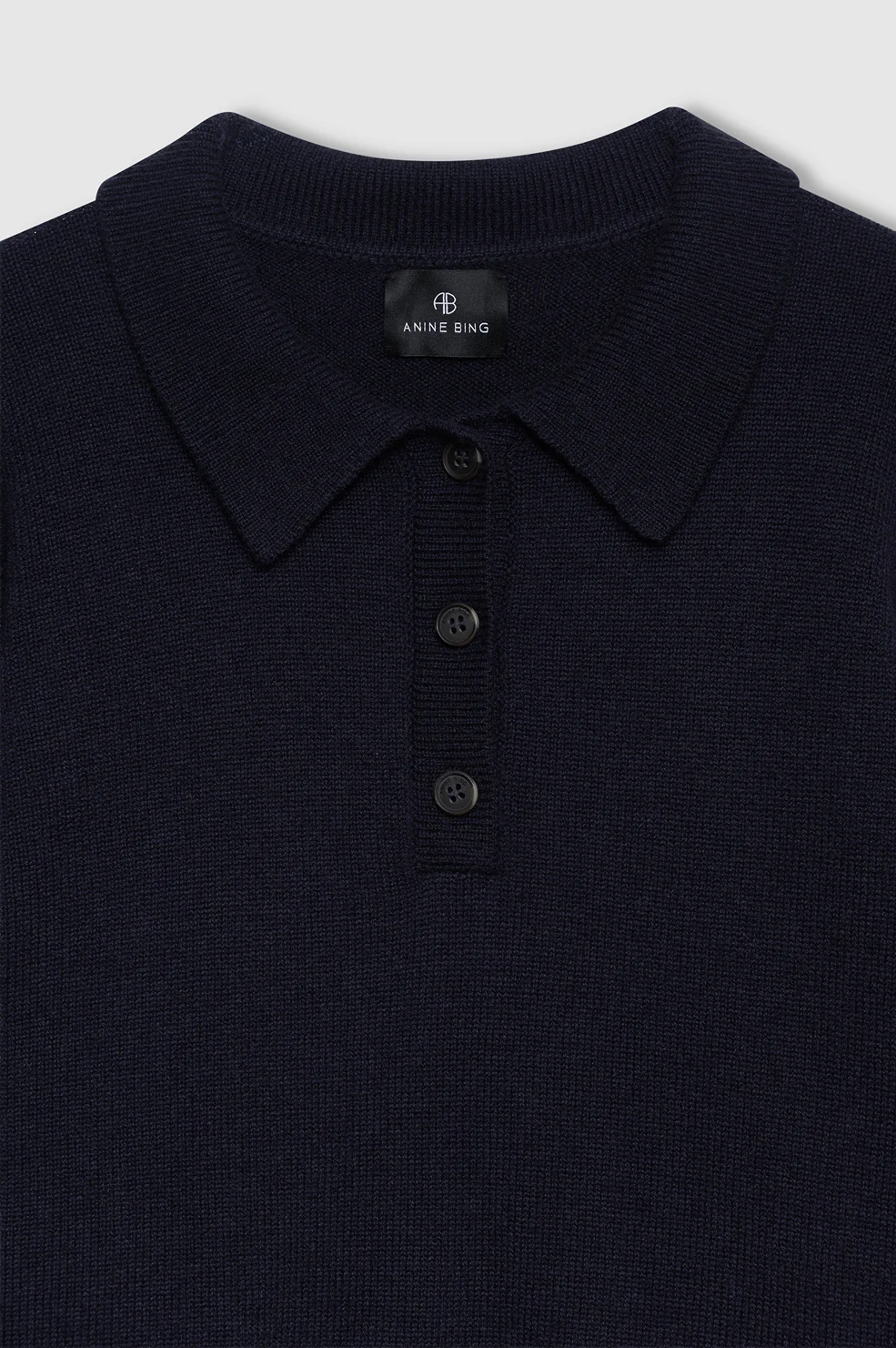 Lee Polo Sweater - Navy - Image 4