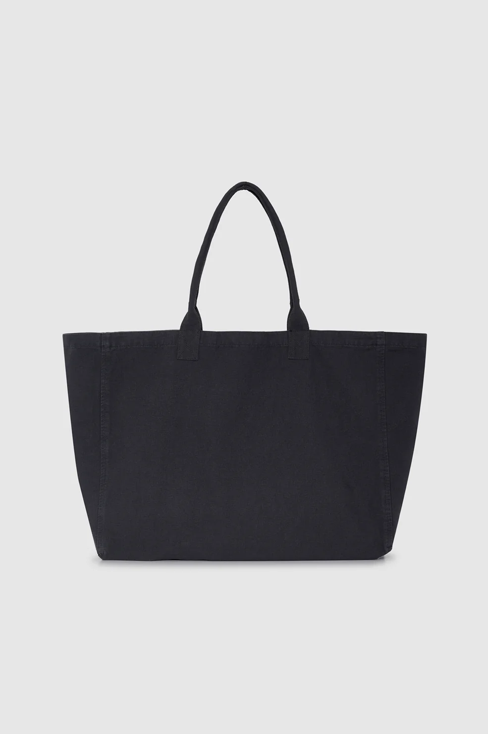 Leo Canvas Tote - Washed Black - Image 2