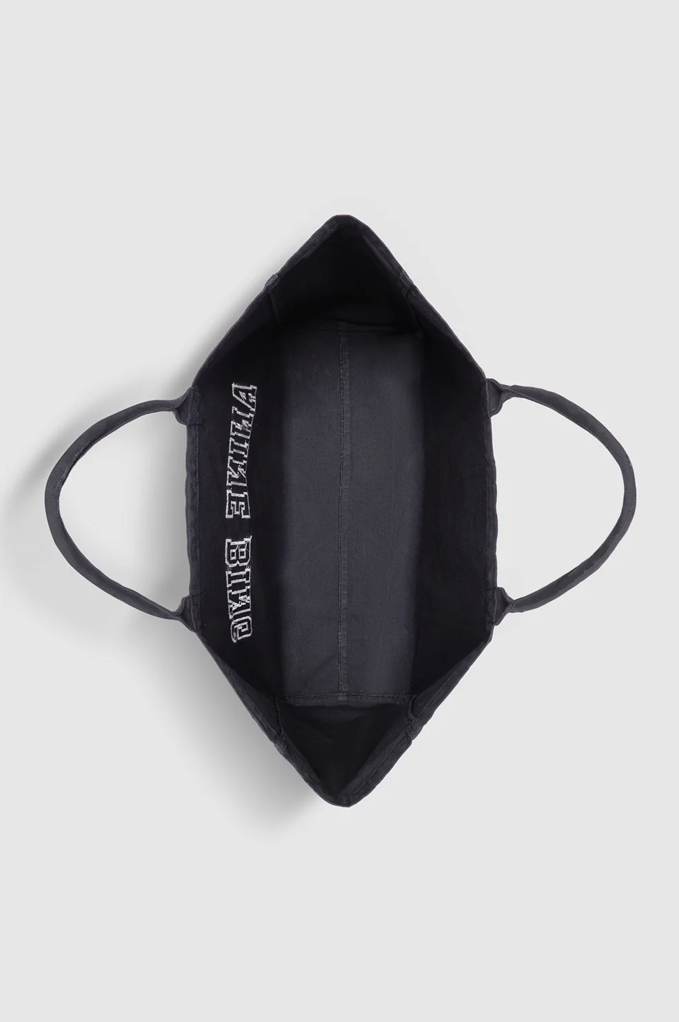 Leo Canvas Tote - Washed Black - Image 3