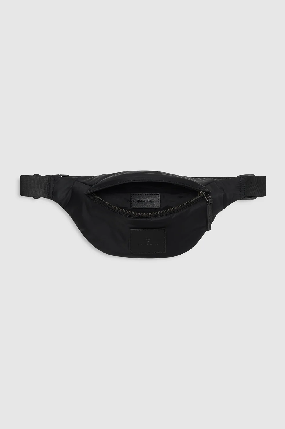 Leon Small Waist Bag Nylon - Black - Image 4
