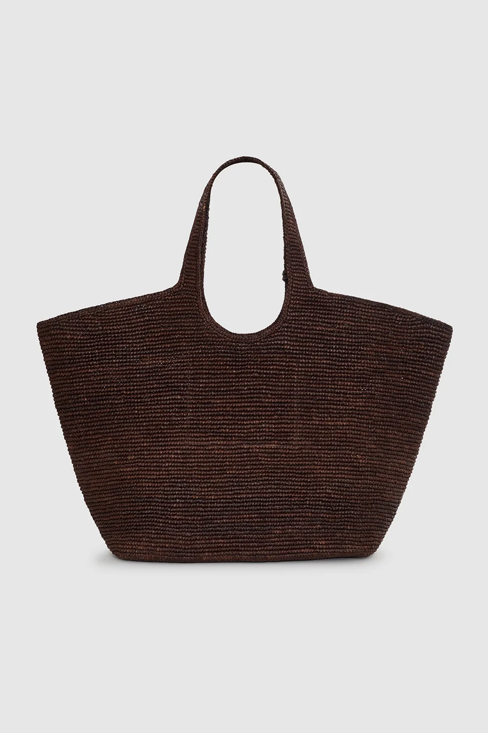 Lili Tote Raffia - Dark Brown - Image 3