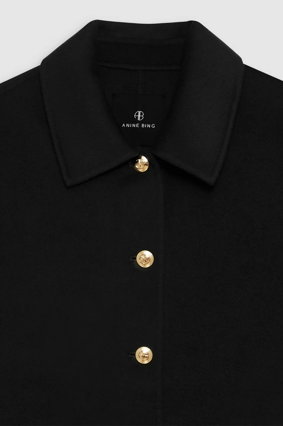 Luca Jacket - Black Cashmere Blend - Image 4