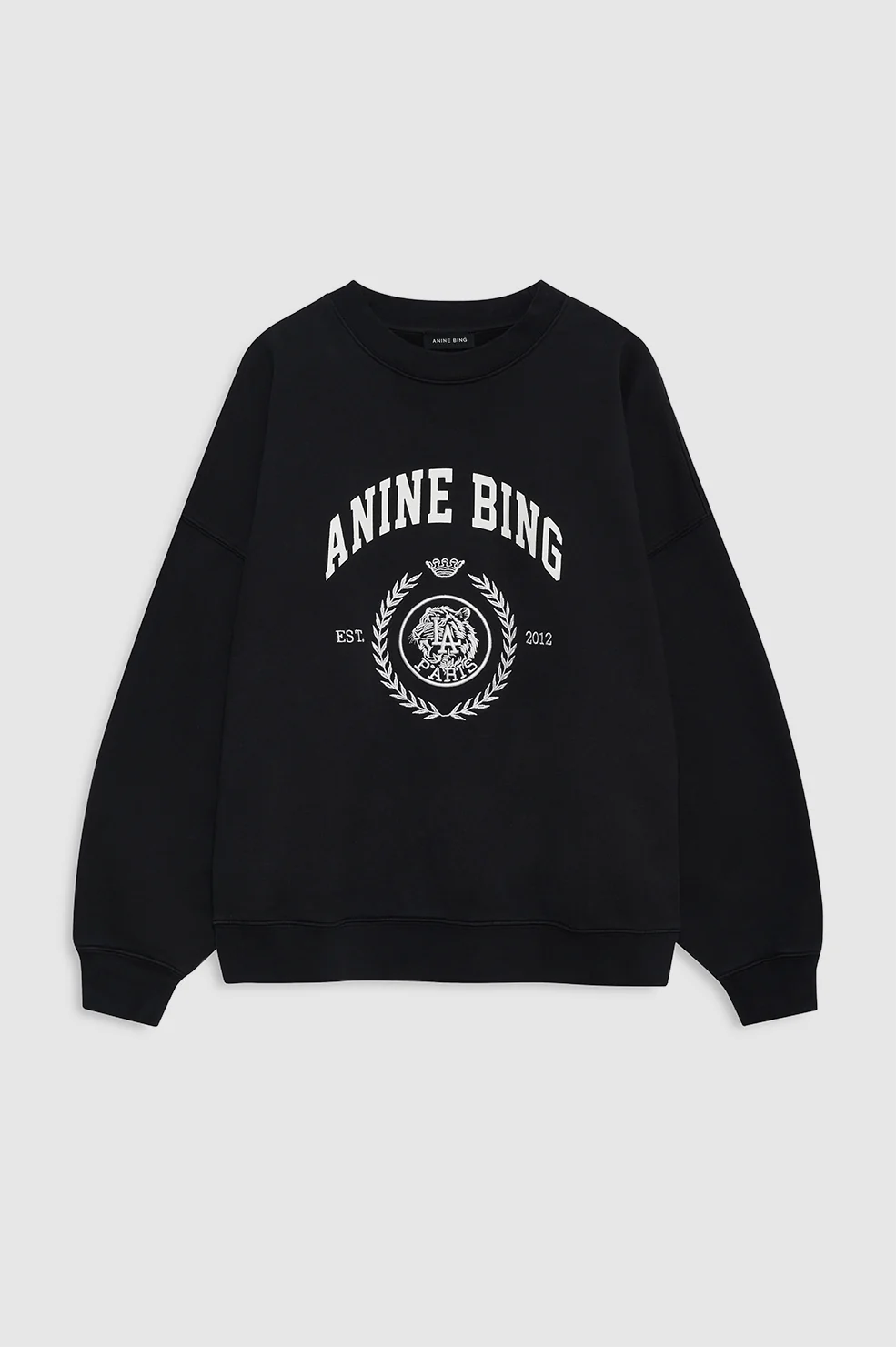 Miles Sweatshirt Collegiate - Vintage Black - Image 3