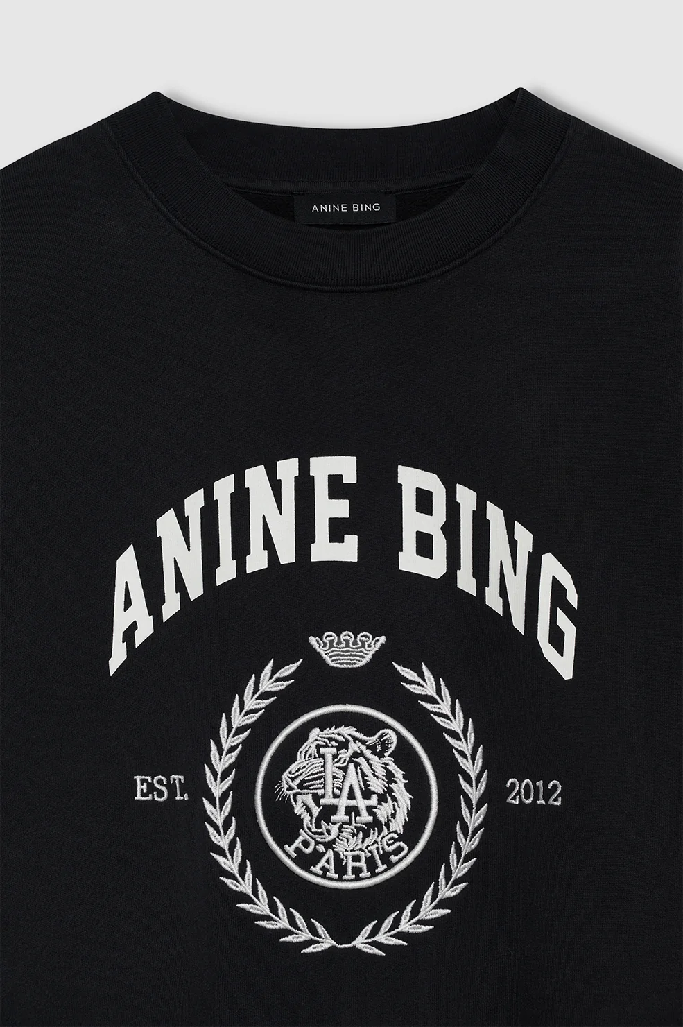 Miles Sweatshirt Collegiate - Vintage Black - Image 4