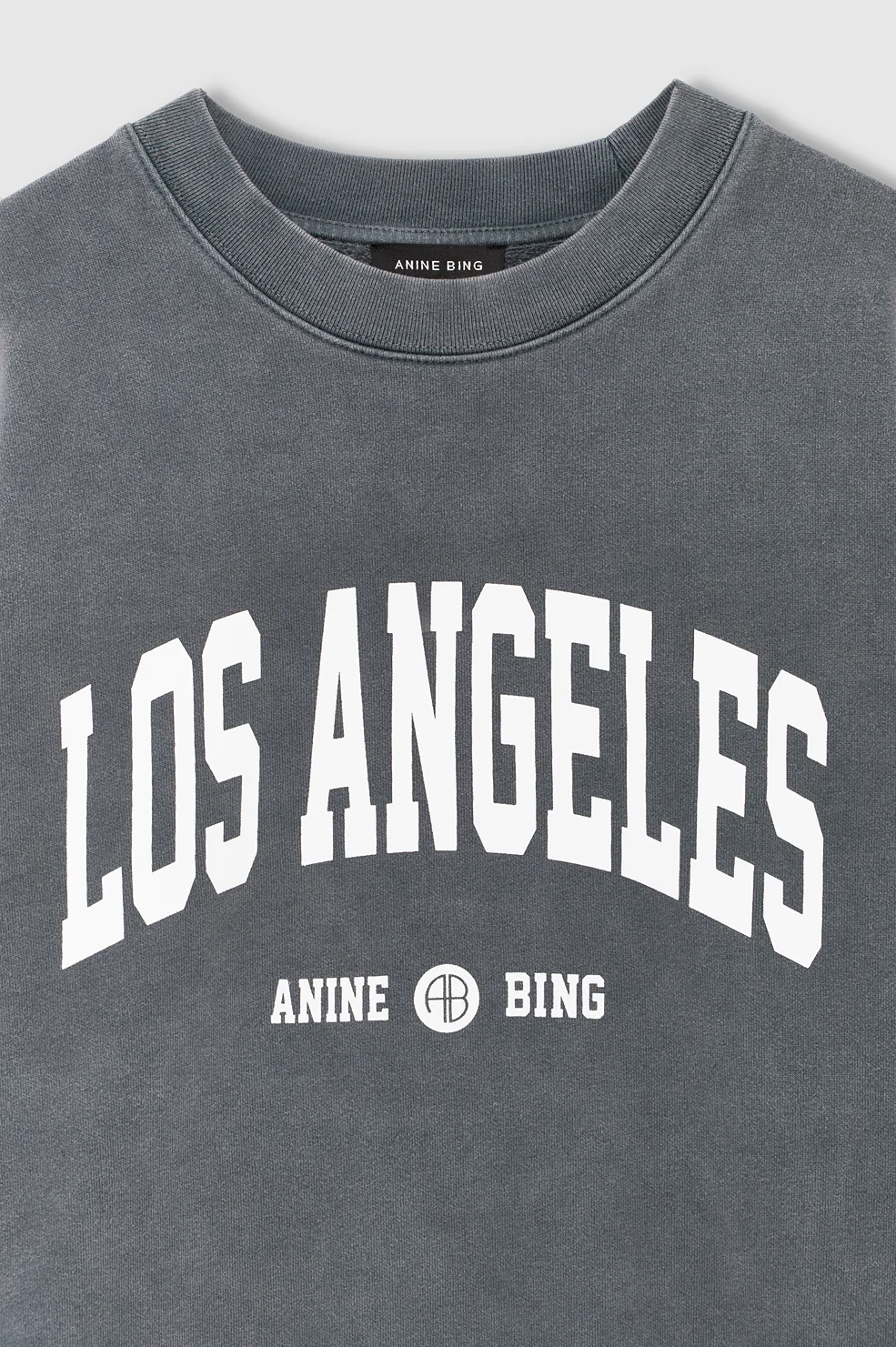 Miles Sweatshirt Los Angeles University - Washed Grey - Image 4