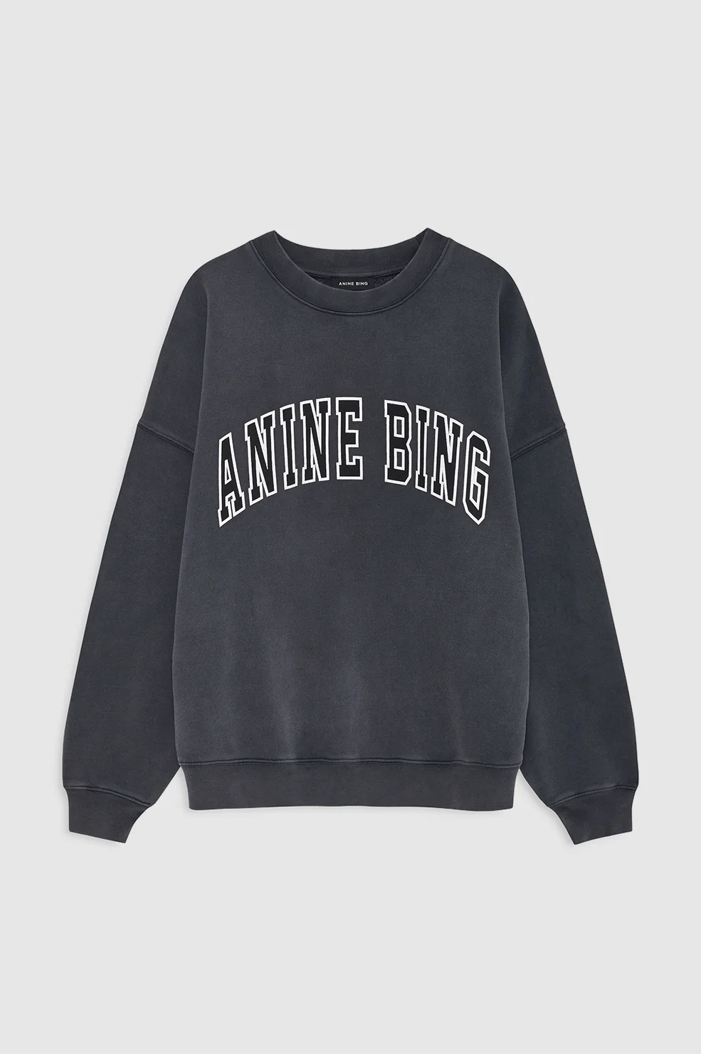 Miles Sweatshirt New Classic - Washed Black - Image 3