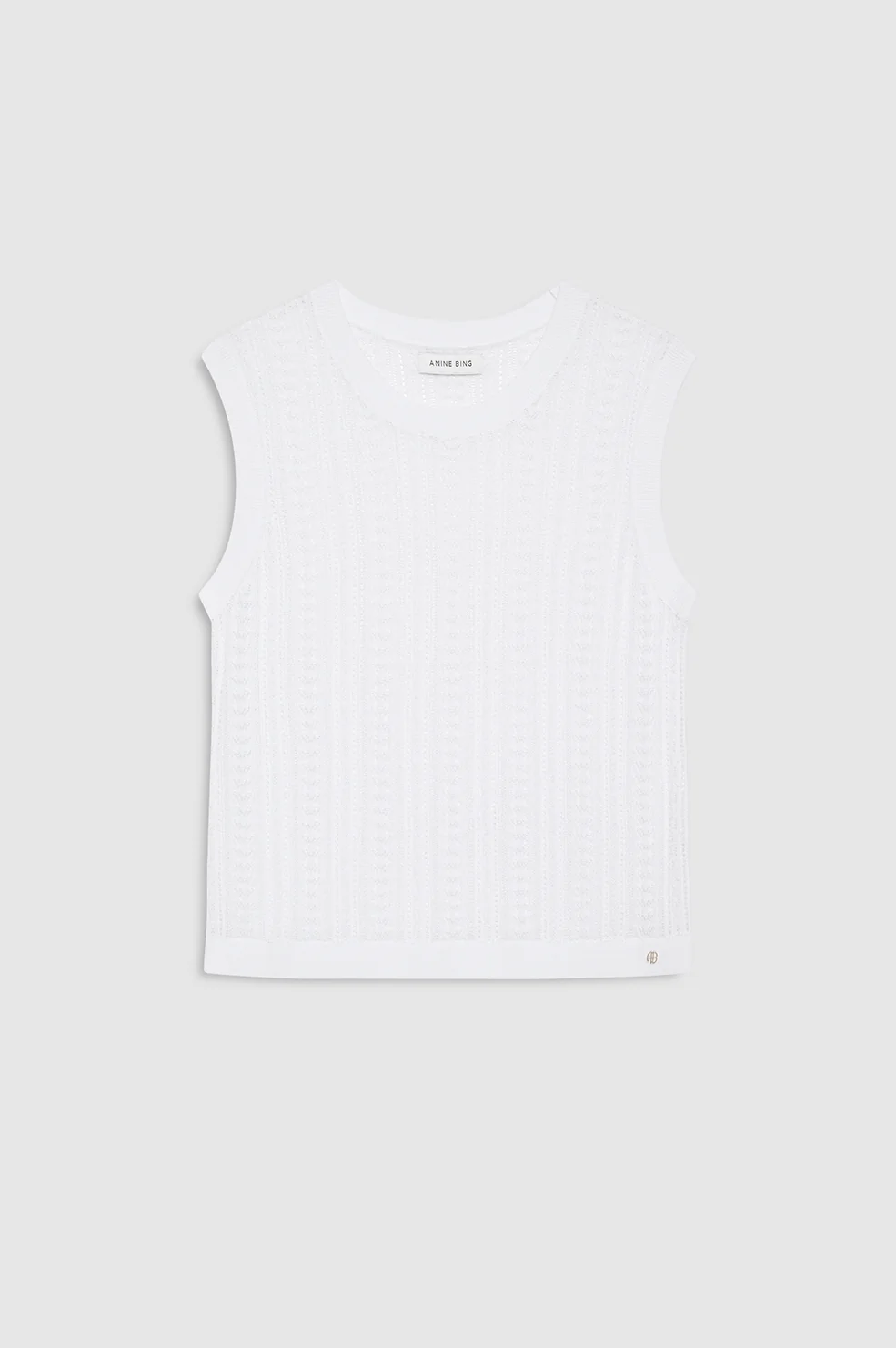 Moni Crop Tank - White - Image 3