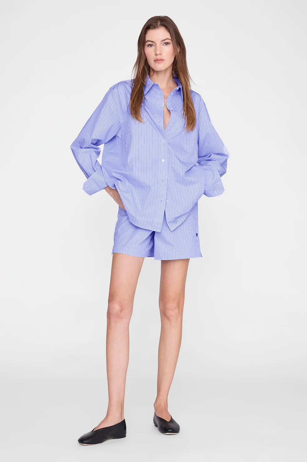 Ramy Short - Blue Stripe