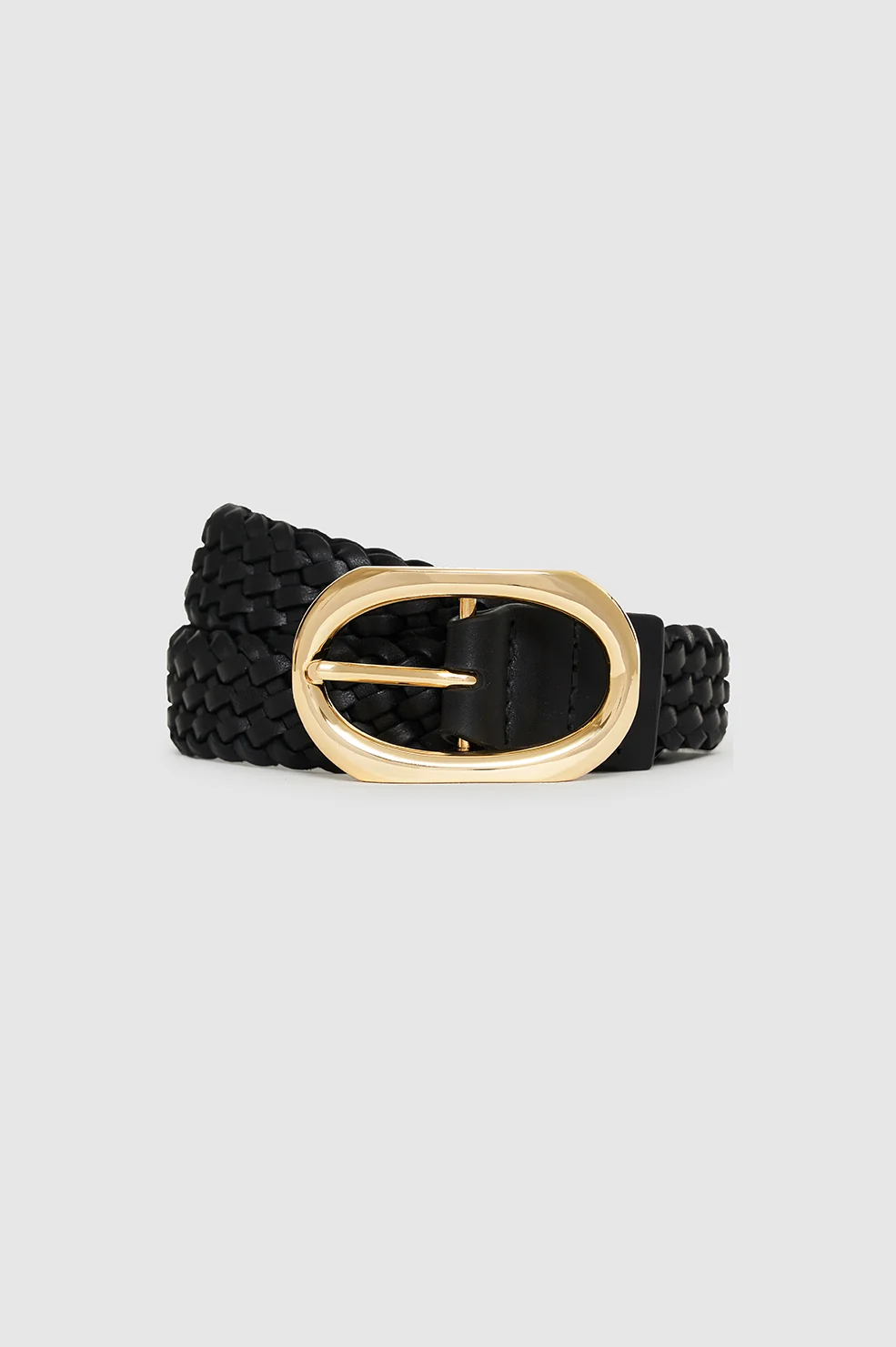 Signature Link Belt Braided - Black - Image 3