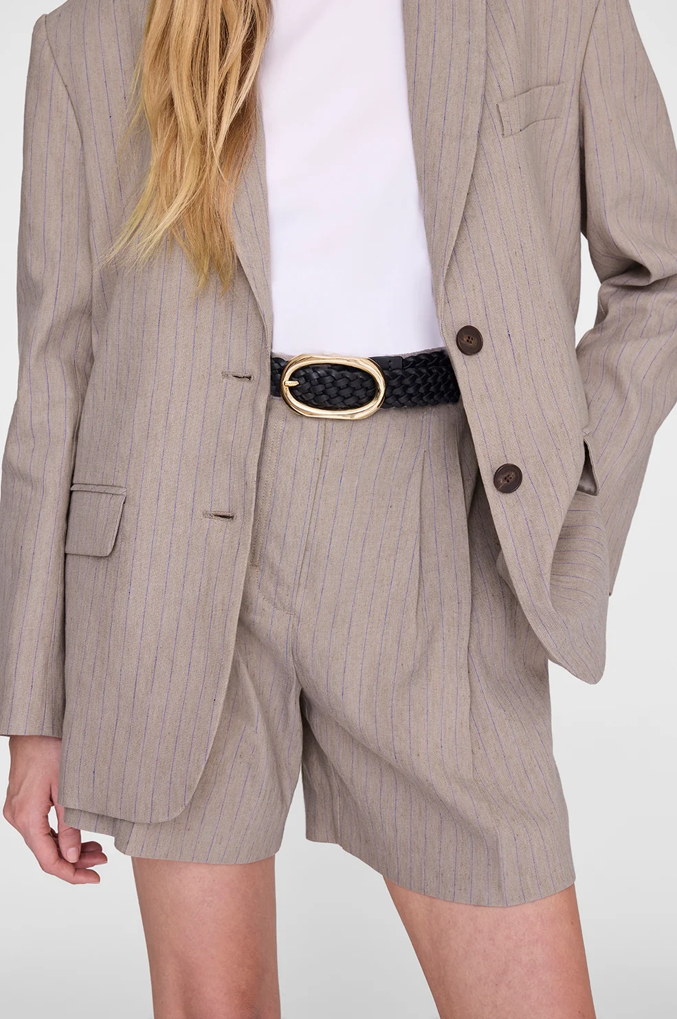 Signature Link Belt Braided - Black - Image 4