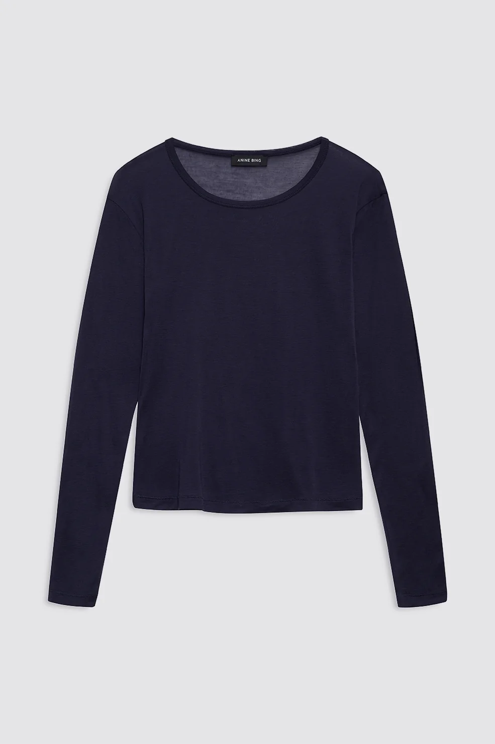 Sylvie Long Sleeve Tee - Midnight Blue - Image 3