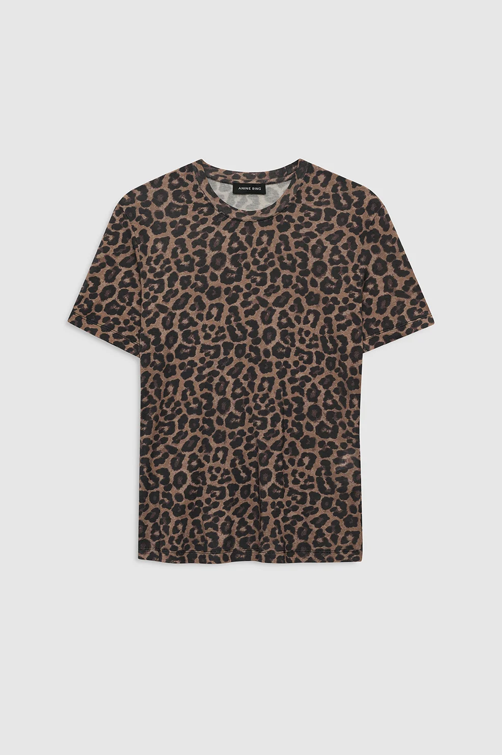 Sylvie Tee - Black And Brown Leopard - Image 4